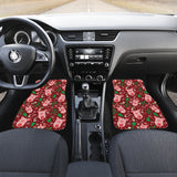 Pig Pattern Print Design 01 Front and Back Car Mats