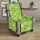 Sliced Kiwi Pattern Background Chair Cover Protector