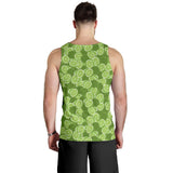 Lime Pattern Background Men Tank Top