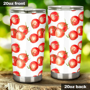 Tomato Water Color Pattern Tumbler