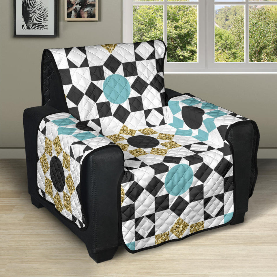 Arabic Morocco Pattern Recliner Cover Protector