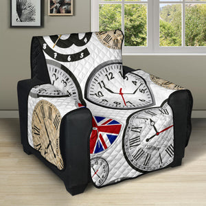 Wall Clock UK Pattern Recliner Cover Protector