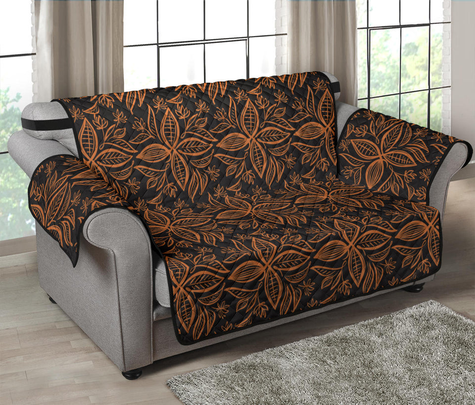 Cocoa Pattern Loveseat Couch Cover Protector