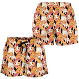 Squirrel Pattern Print Design 04 Women Shorts
