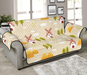 Windmill Pattern Sofa Cover Protector