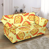 Cheese Pattern Loveseat Couch Slipcover