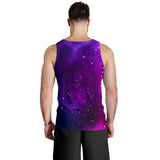 Pink Space Galaxy Pattern4 Men Tank Top