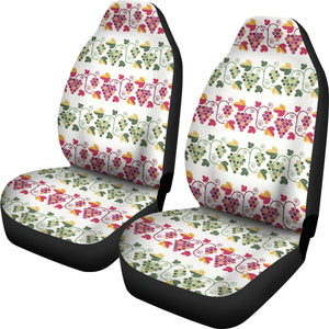 Grape Grahpic Decorative Pattern Universal Fit Car Seat Covers