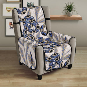 Snake Leaves Pattern Chair Cover Protector