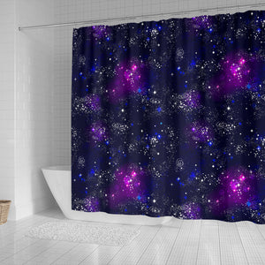 Space Galaxy Pattern Shower Curtain Fulfilled In US