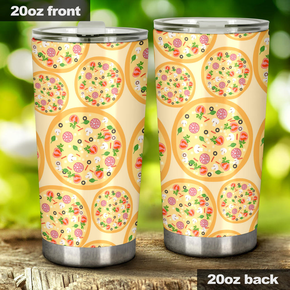 Pizza Theme Pattern Tumbler