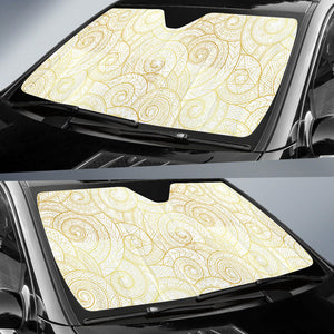 Shell Tribal Pattern Car Sun Shade