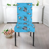 Pigeon Pattern Print Design 05 Dining Chair Slipcover