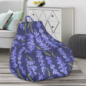 Lavender Theme Pattern Bean Bag Cover