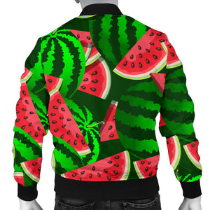 Watermelon Pattern Theme Men Bomber Jacket