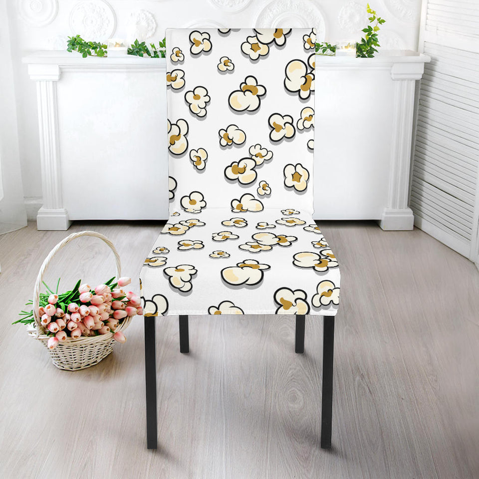Popcorn Pattern Print Design 04 Dining Chair Slipcover