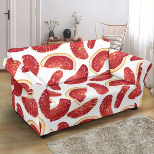 Grapefruit Pattern Loveseat Couch Slipcover