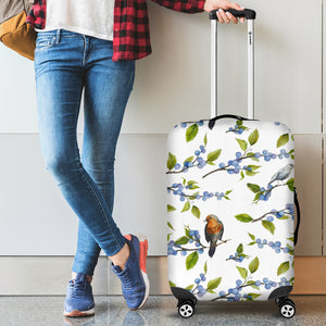 Blueberry Bird Pattern Luggage Covers