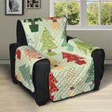 Christmas Tree Pattern Backgroind Recliner Cover Protector