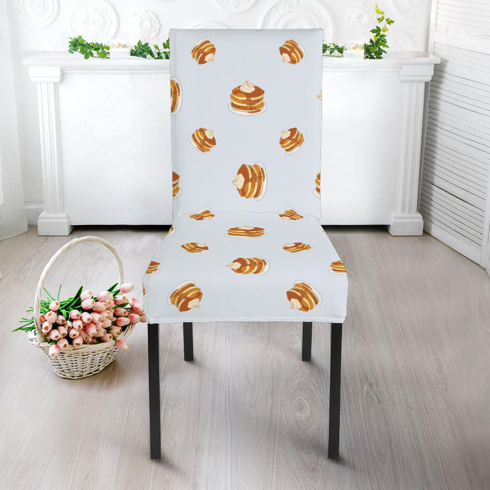 Pancake Pattern Print Design 03 Dining Chair Slipcover