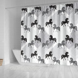 Horse Pattern Shower Curtain Fulfilled In US