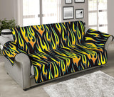 Flame Fire Pattern Background Sofa Cover Protector
