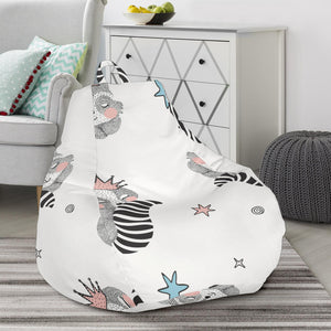 Sleep Raccoon Pattern Bean Bag Cover