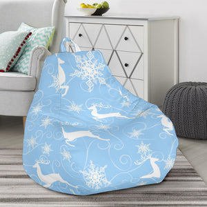 Snowflake Deer Pattern Bean Bag Cover