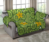 Cucumber Pattern Theme Loveseat Couch Cover Protector