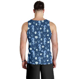 Seahorse Shell Pattern Men Tank Top