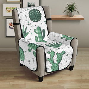 Cactus Pattern Chair Cover Protector