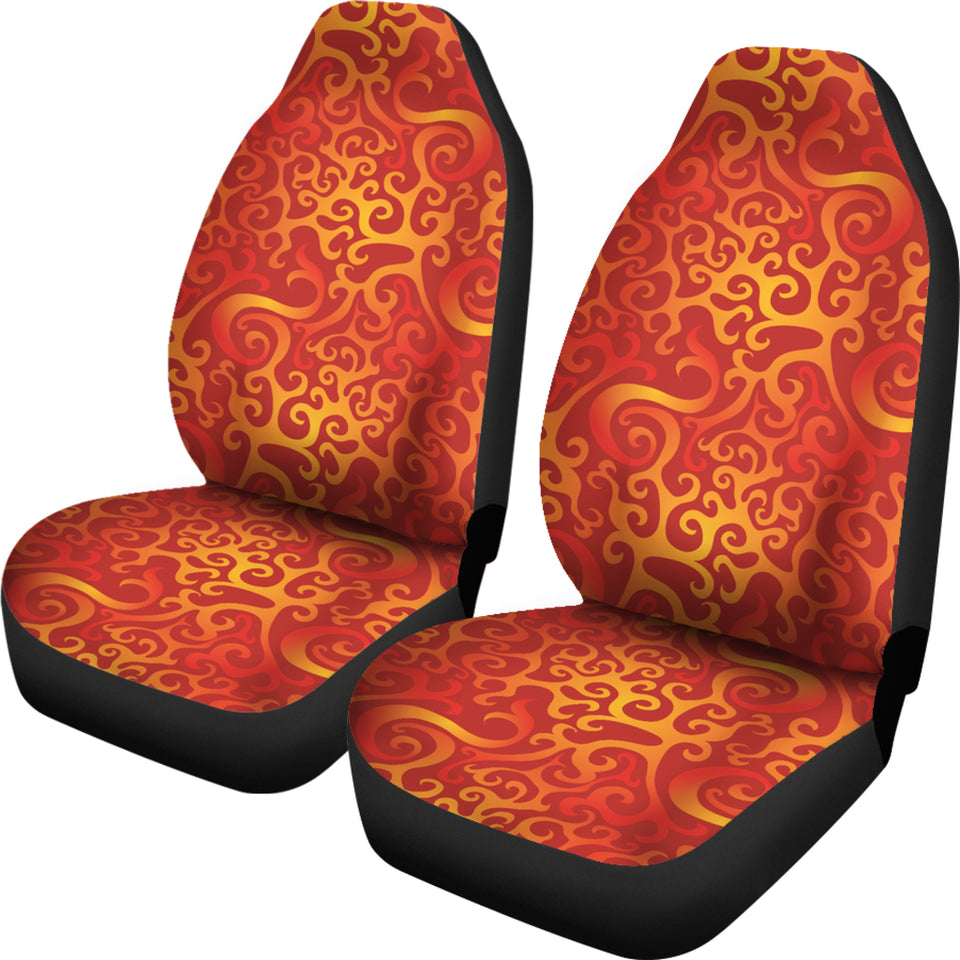 Flame Fire Pattern Universal Fit Car Seat Covers