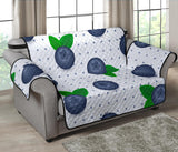 Blueberry Pokka Dot Pattern Loveseat Couch Cover Protector