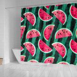 Watermelon Pattern Shower Curtain Fulfilled In US
