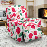Cherry Heart Pattern Recliner Chair Slipcover