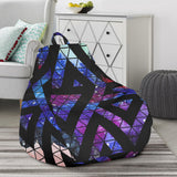 Space Colorful Tribal Galaxy Pattern Bean Bag Cover