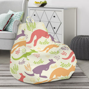 Colorful Kangaroo Pattern Bean Bag Cover