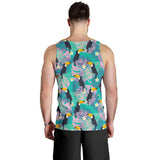 Toucan Pattern Background Men Tank Top