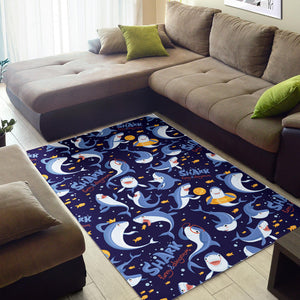 Shark Funny Pattern Area Rug