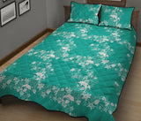 Dolphin Sea Shell Starfish Pattern Quilt Bed Set