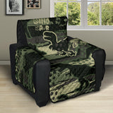 Dinosaur Camo Pattern Recliner Cover Protector