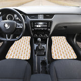 Pancake Pattern Print Design 02 Front Car Mats