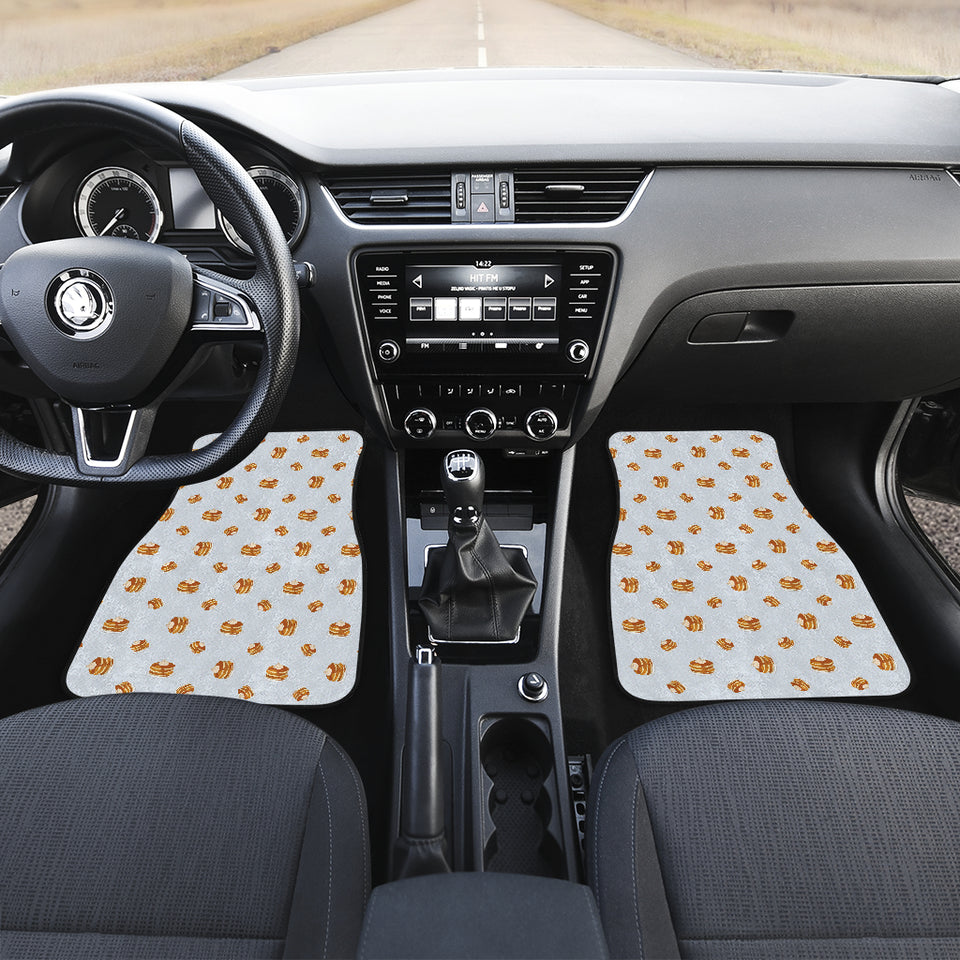 Pancake Pattern Print Design 03 Front Car Mats