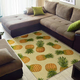 Pineapple Pattern Pokka Dot Background Area Rug