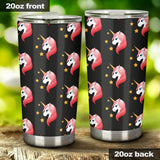 Unicorn Star Pattern Tumbler