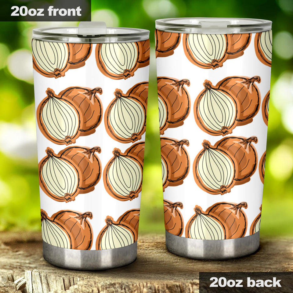 Onion Theme Pattern Tumbler