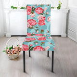 Rose Pattern Print Design 03 Dining Chair Slipcover