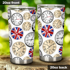 Wall Clock UK Pattern Tumbler