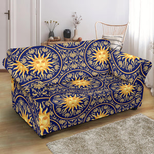 Sun Pattern Loveseat Couch Slipcover