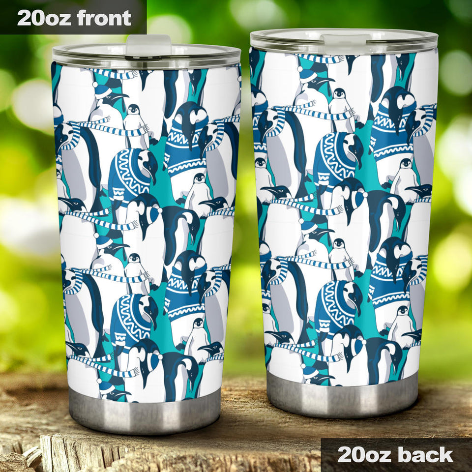 Penguin Pattern Tumbler